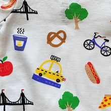 Load image into Gallery viewer, Organic Baby Romper Onesie - New York City All Over Print by Estella