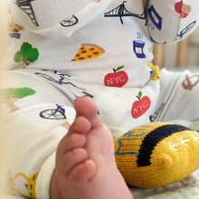 Load image into Gallery viewer, Organic Baby Romper Onesie - New York City All Over Print by Estella