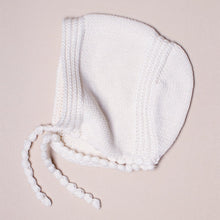 Load image into Gallery viewer, Organic Baby Bonnet Hats, Hand knit by Estella