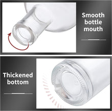 Load image into Gallery viewer, 3.38 OZ Premium Glass Cork Top Bottle for Gifting Vanilla Extract with Label 100 ml