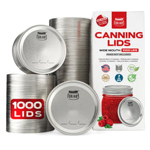 Load image into Gallery viewer, 1000 Wide Mouth Canning Lids