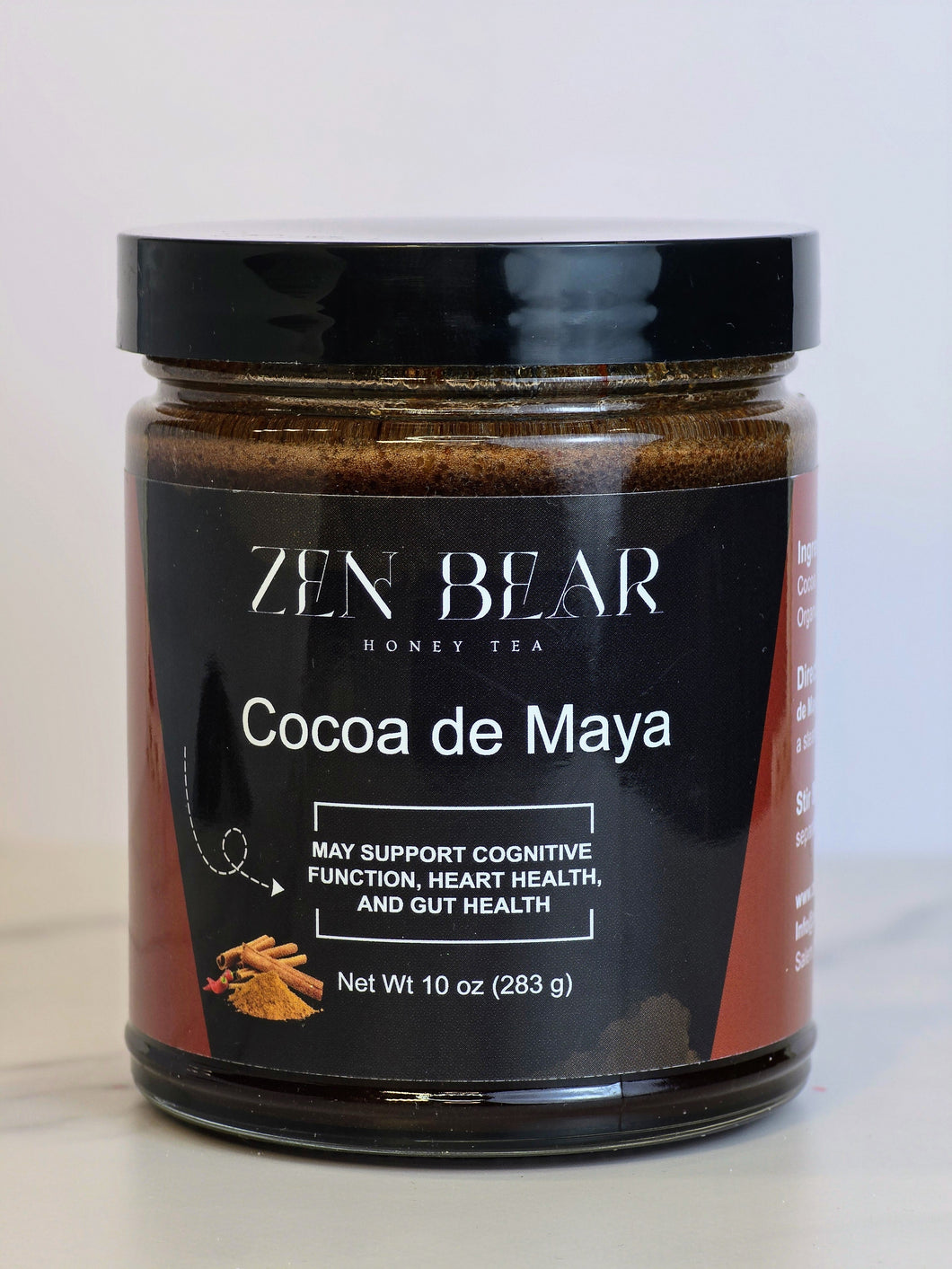 Cocoa de Maya – Spiced Honey Cocoa with Cinnamon, Cayenne & Sea Salt (10 oz)