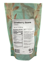 Load image into Gallery viewer, Cranberry Beans, Organic
