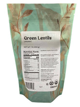 Load image into Gallery viewer, Green Lentils, Organic