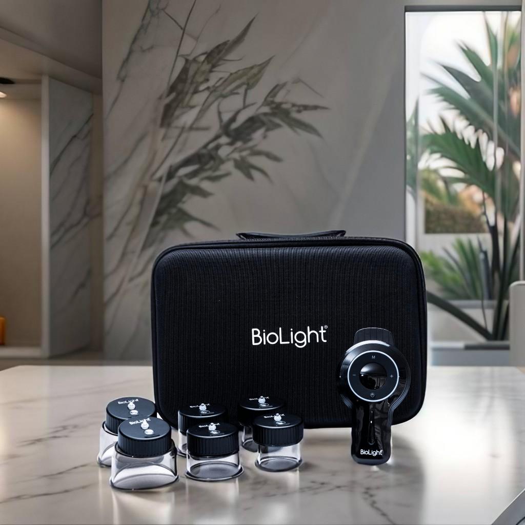 BioLight ReVamp Cupping System with Near-Infrared Light for Enhanced Recovery and Pain Relief