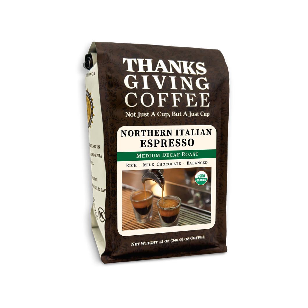 Northern Italian Style Espresso - Decaf
