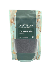 Load image into Gallery viewer, Forbidden Rice, Black, Organic (Black Pearl Rice)