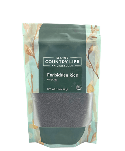 Forbidden Rice, Black, Organic (Black Pearl Rice)