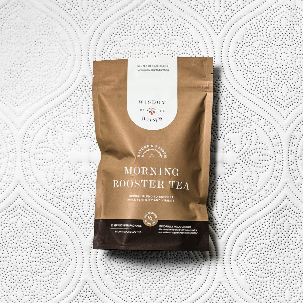Morning Rooster Tea: Herbal Blend for Male Reproductive Health  - Made with Organic and Wildcrafted Herbs (1800+ 5-Star Reviews)