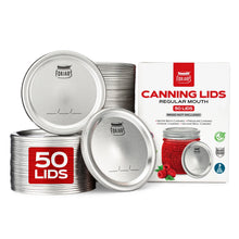Load image into Gallery viewer, 50 Regular Mouth Canning Lids