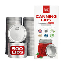 Load image into Gallery viewer, 500 Wide Mouth Canning Lids
