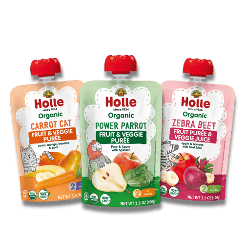 Fruit & Veggie Bundle: Carrot Cat, Power Parrot, Zebra Beet