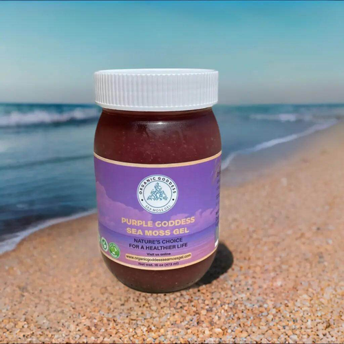 Organic Goddess Purple Sea Moss Gel – Antioxidant-Rich Superfood