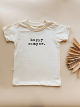 Load image into Gallery viewer, Happy Camper Organic Cotton Short Sleeve Toddler T-Shirt
