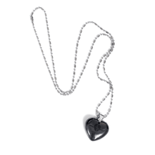 Load image into Gallery viewer, Heart EMF Defense Pendant - 100% Shungite Stone