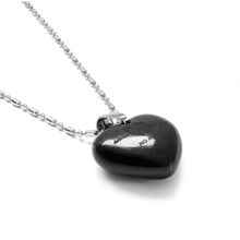 Load image into Gallery viewer, Heart EMF Defense Pendant - 100% Shungite Stone