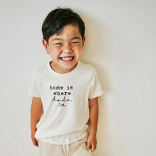 Load image into Gallery viewer, Home is Where Dada Is Organic Kids T-shirt