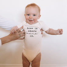 Load image into Gallery viewer, Home is Where Mama is Organic Baby Bodysuit