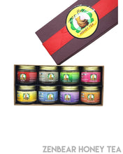 Load image into Gallery viewer, Zen Bear&#39;s Honey Tea Sampler – 8 Natural Blends in a Gift-Ready Box