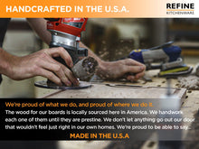 Load image into Gallery viewer, Custom Logo Cutting Board, Company Logo Cutting Board, Logo Engraved Cutting Board Made in the USA