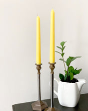 Load image into Gallery viewer, 100% Pure Beeswax Taper Candles Set of 2- 10” Tapers