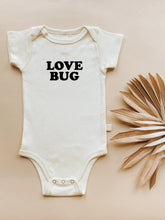 Load image into Gallery viewer, Love Bug Organic Baby Bodysuit