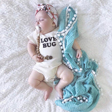 Load image into Gallery viewer, Love Bug Organic Baby Bodysuit