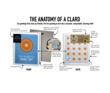 Load image into Gallery viewer, Do What You Love Today White Clards—Greetings that Clean Up