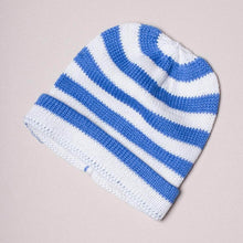 Load image into Gallery viewer, Organic Baby Hats, Handmade in Stripe Colors by Estella