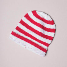 Load image into Gallery viewer, Organic Baby Hats, Handmade in Stripe Colors by Estella
