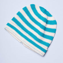 Load image into Gallery viewer, Organic Baby Hats, Handmade in Stripe Colors by Estella