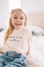Load image into Gallery viewer, Mama Is My Bestie Organic Kids T-shirt
