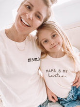 Load image into Gallery viewer, Mama Is My Bestie Organic Kids T-shirt