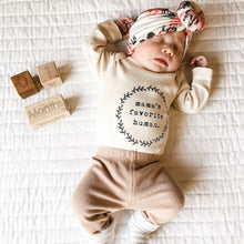 Load image into Gallery viewer, Mama&#39;s Favorite Human Organic Bodysuit Long Sleeve