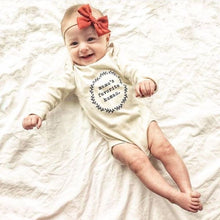 Load image into Gallery viewer, Mama&#39;s Favorite Human Organic Bodysuit Long Sleeve