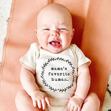 Load image into Gallery viewer, Mama&#39;s Favorite Human Organic Baby Bodysuit