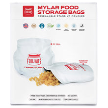 Load image into Gallery viewer, 1 Gallon Mylar Bags — 50 Count   7.5 mil per side (≈15 mil total)