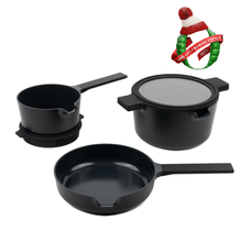 Load image into Gallery viewer, Neat 5-Piece Nesting Cookware Set