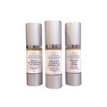 Load image into Gallery viewer, Organic Anti-Aging Trio Vitamin C + DMAE + Age Reversing Eye Serum