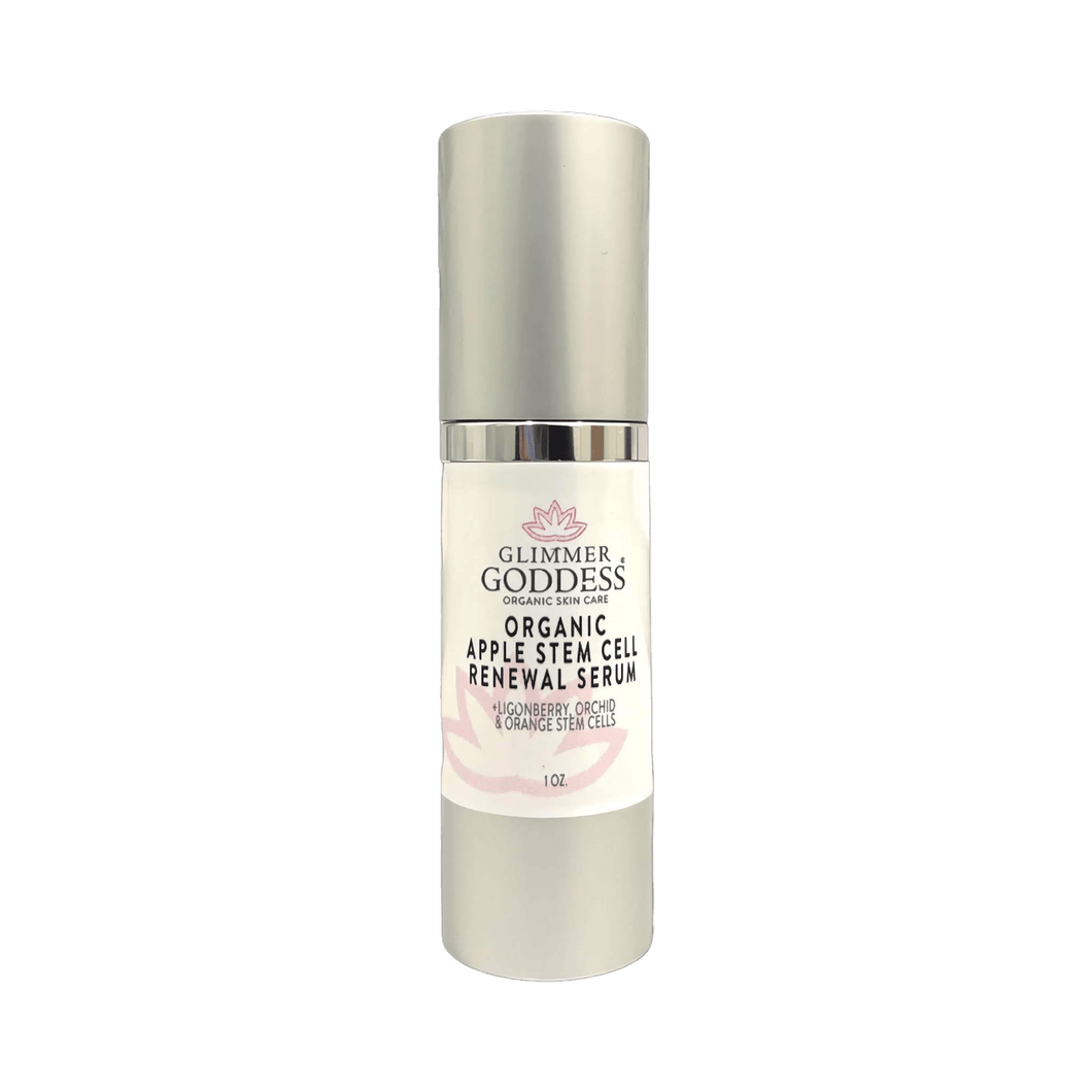 Organic Apple Stem Cell Serum for Anti-Aging | Lingonberry, Orchid & Orange Stem Cells for Hydration & Wrinkle Defense