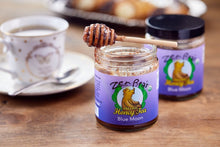 Load image into Gallery viewer, Blue Moon Honey Tea – Organic Blueberry Lavender Blend for Calm &amp; Clarity (10 oz)