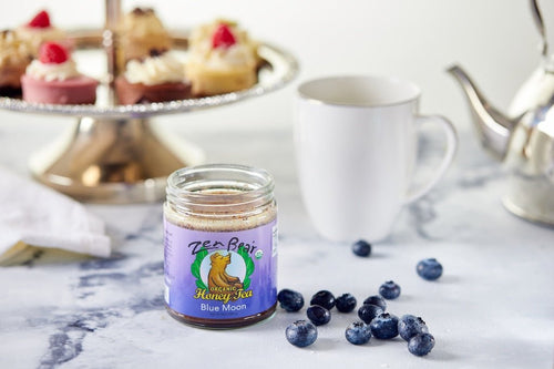 Blue Moon Honey Tea – Organic Blueberry Lavender Blend for Calm & Clarity (10 oz)