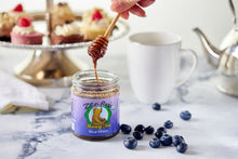 Load image into Gallery viewer, Blue Moon Honey Tea – Organic Blueberry Lavender Blend for Calm &amp; Clarity (10 oz)