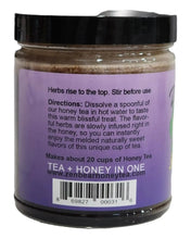 Load image into Gallery viewer, Blue Moon Honey Tea – Organic Blueberry Lavender Blend for Calm &amp; Clarity (10 oz)