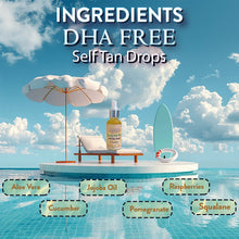 Load image into Gallery viewer, Organic DHA FREE Tanning Drops for Face &amp; Body 1 oz.