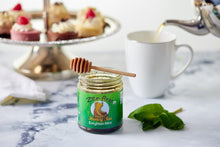 Load image into Gallery viewer, Enlighten Mint Honey Tea – Organic Mint Blend for Focus &amp; Freshness (10 oz)