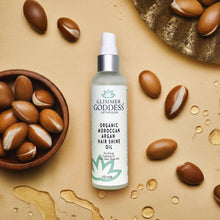 Load image into Gallery viewer, Organic Hair Shine Spray | Moroccan Argan Oil