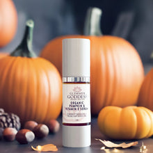 Load image into Gallery viewer, Organic Pumpkin Serum with Collagen Boosting Vitamin E Instant Glow Treatment