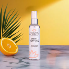 Load image into Gallery viewer, Organic Rose Water Citrus Twist Facial Toner