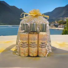 Load image into Gallery viewer, Organic Shimmer Body Lotion Travel Size Gift Set